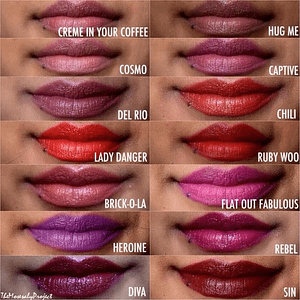 Shade warna lipstick untuk wanita Asia