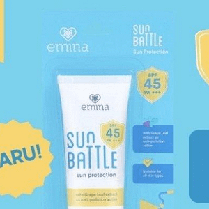 Sun Battle Emina Sunscreen untuk kulit berminyak